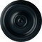 Ekena Millwork Traditional Ceiling Medallion (Fits Canopies up to 2 3/4"), Hand-Painted Night Shade, 12"OD x 1"P CM12TRNSF - alternate 1